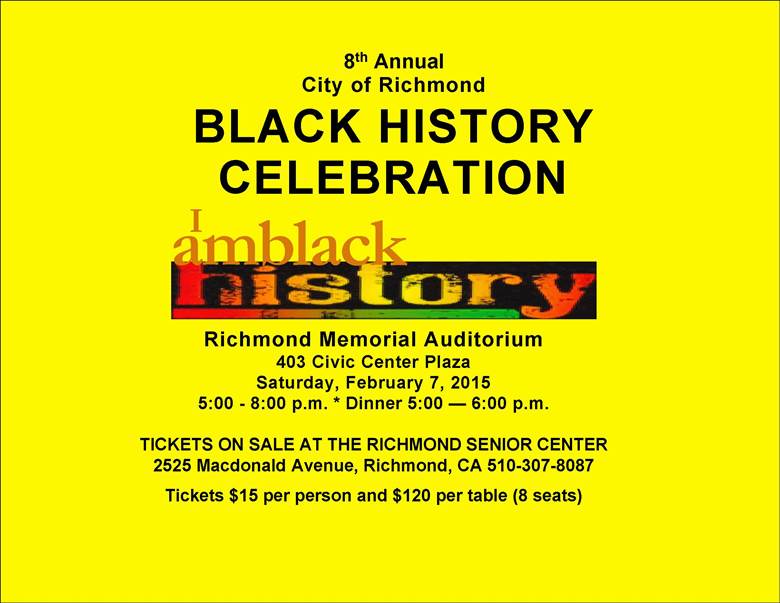 Black History Program flyer